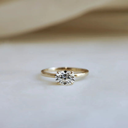 14K Genesis Moisssanite Ring