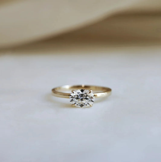 14K Genesis Moisssanite Ring