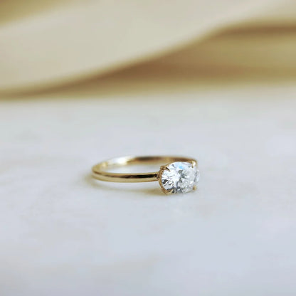 14K Genesis Moisssanite Ring