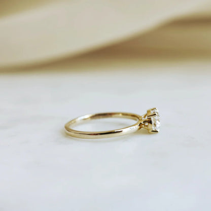 14K Genesis Moisssanite Ring
