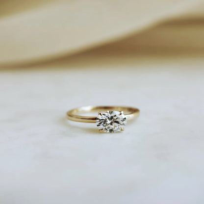 14K Genesis Moisssanite Ring