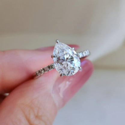 14K Quinn Moisssanite Ring