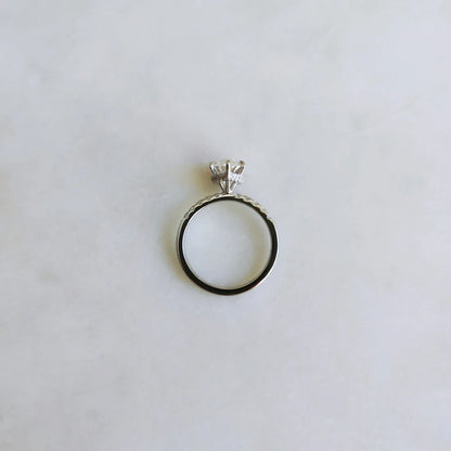 14K Quinn Moisssanite Ring