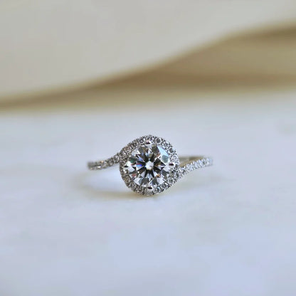 Callie Moissanite Ring