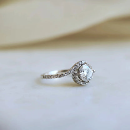 Callie Moissanite Ring