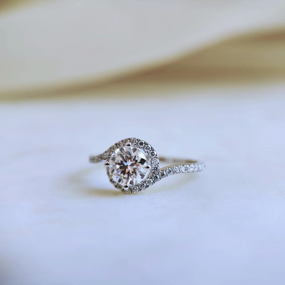 Callie Moissanite Ring
