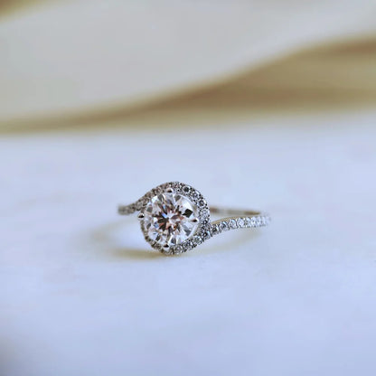 Callie Moissanite Ring