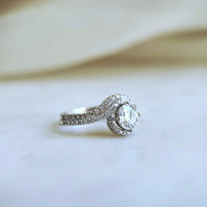 Callie Moissanite Ring