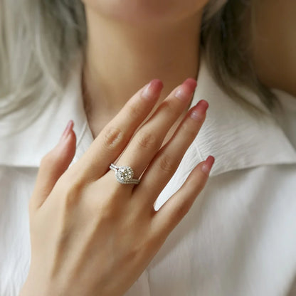 Callie Moissanite Ring