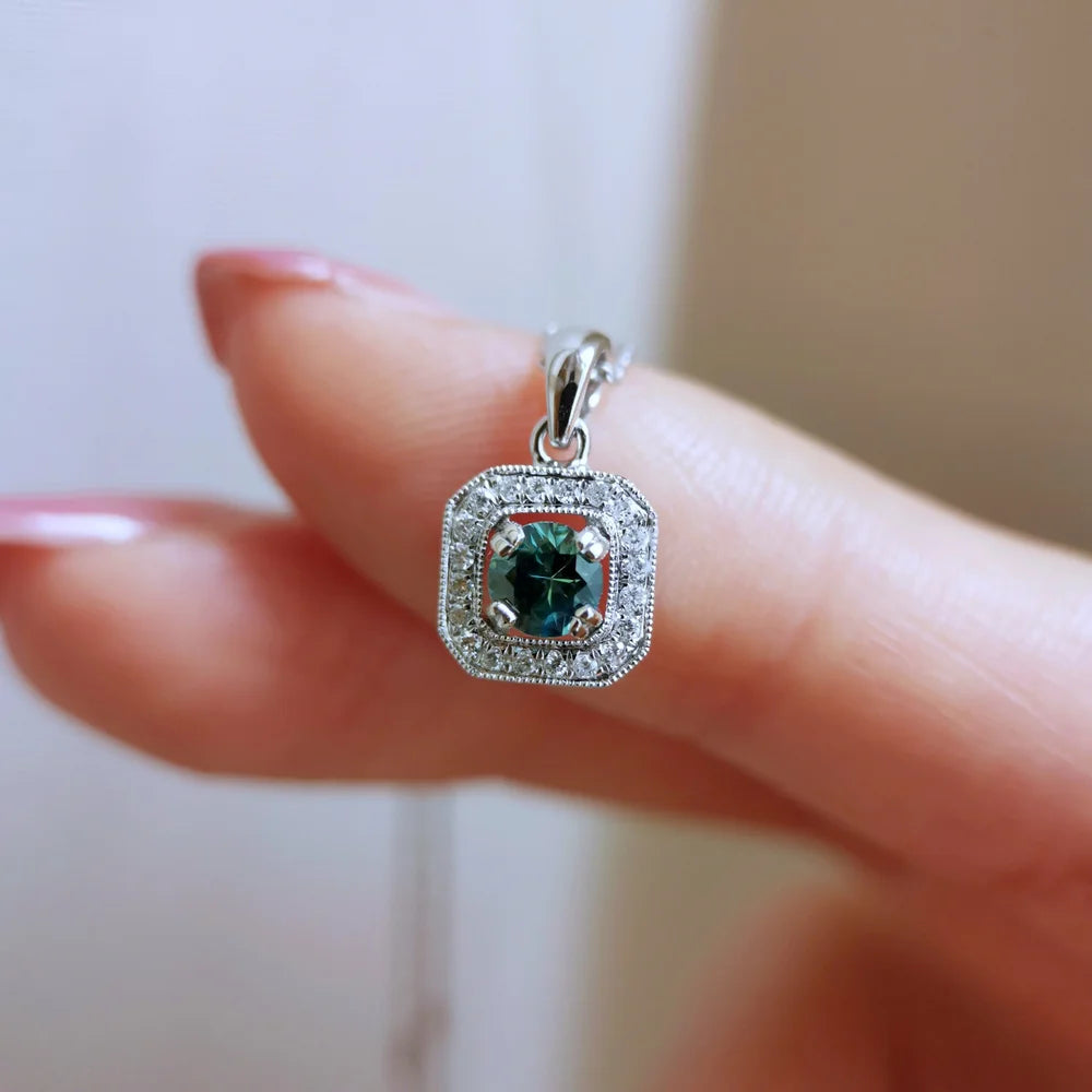 18K Anita Sapphire Pendant