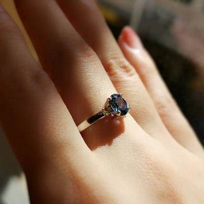Cosmic Blue Sapphire Ring