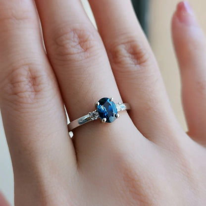 Cosmic Blue Sapphire Ring