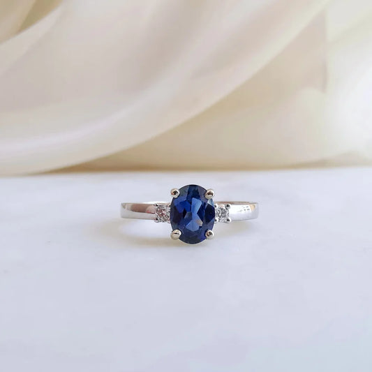 Cosmic Blue Sapphire Ring