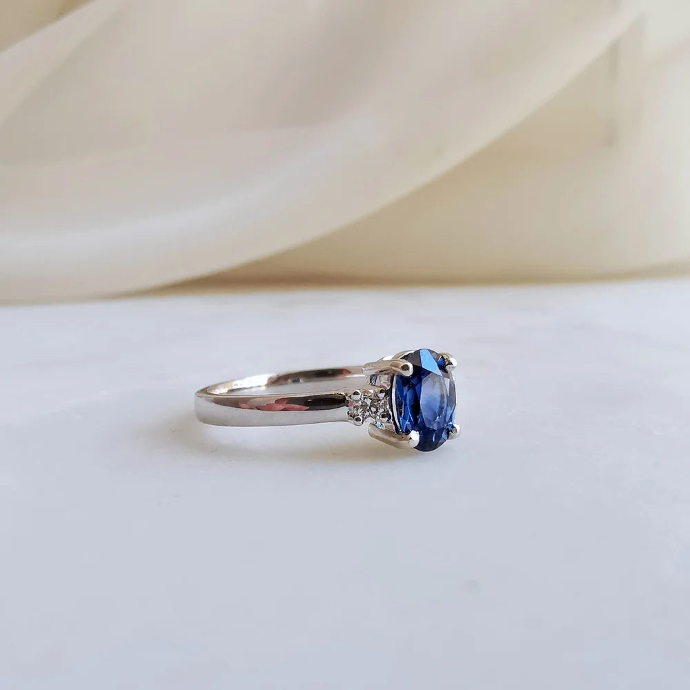 Cosmic Blue Sapphire Ring
