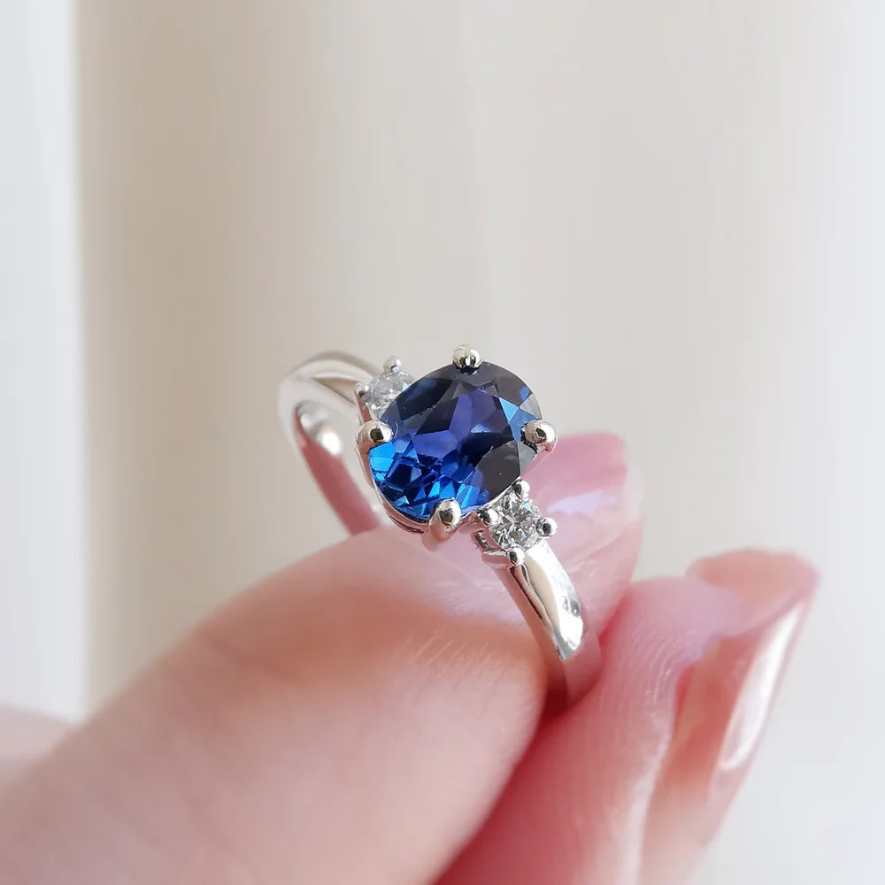 Cosmic Blue Sapphire Ring