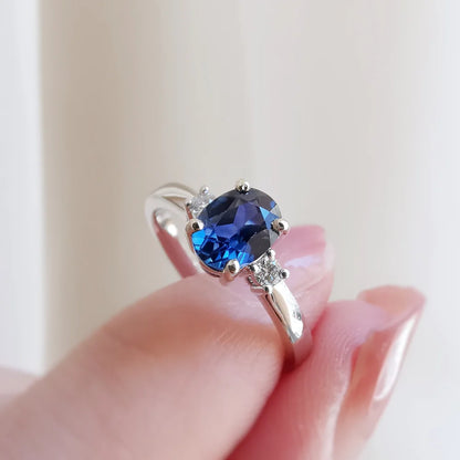 Cosmic Blue Sapphire Ring