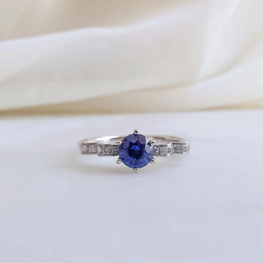 The Bow Sapphire Ring
