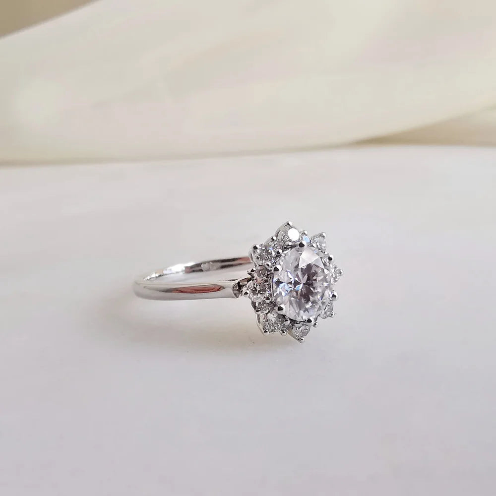 2-in-1 Kylie Moissanite Pendant to Ring