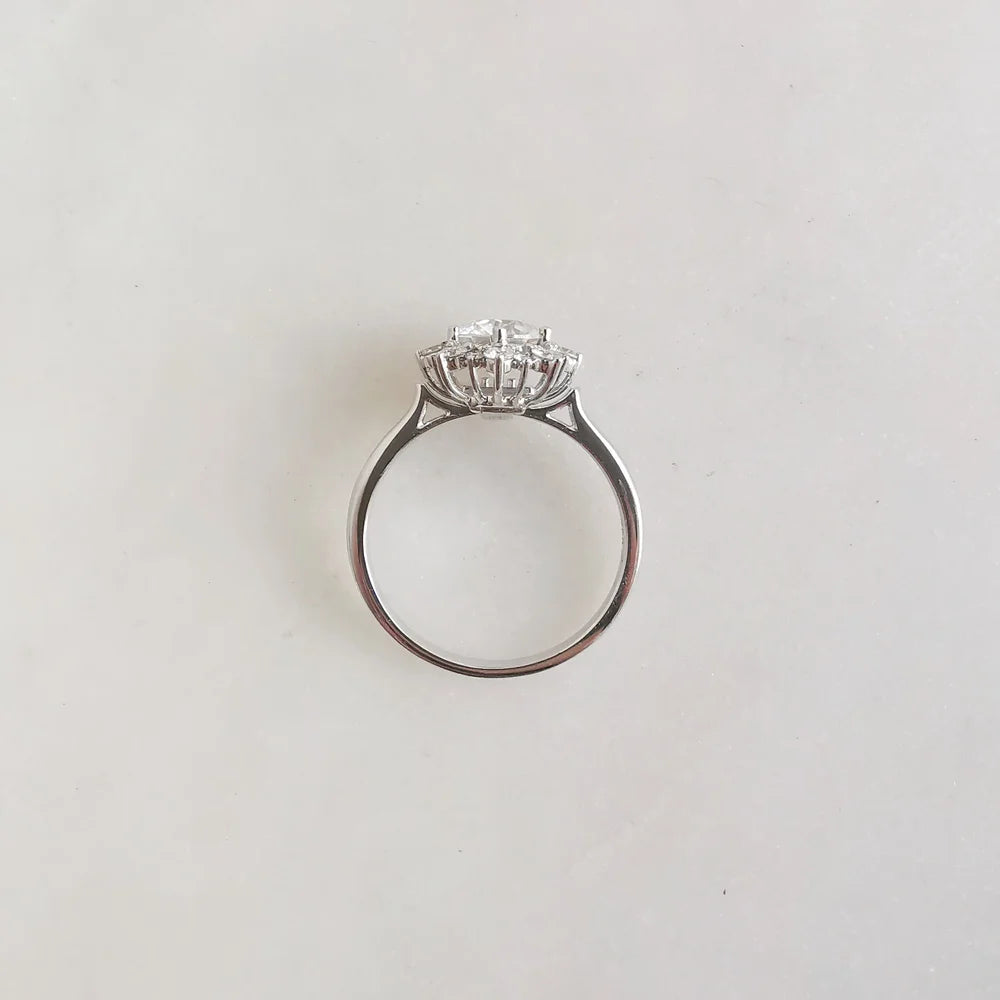 2-in-1 Kylie Moissanite Pendant to Ring