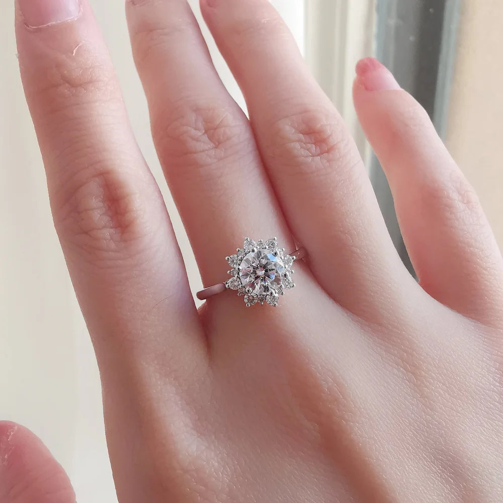 2-in-1 Kylie Moissanite Pendant to Ring