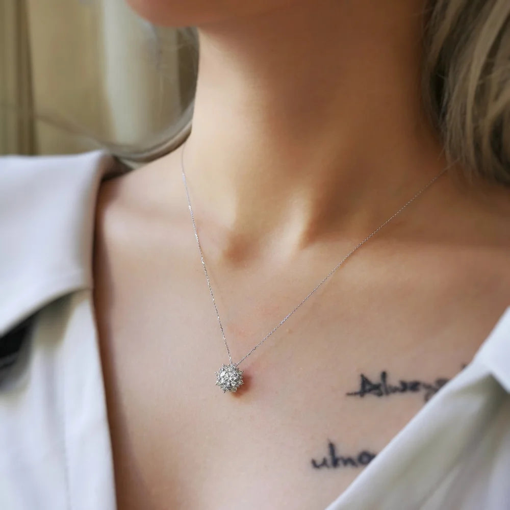 2-in-1 Kylie Moissanite Pendant to Ring