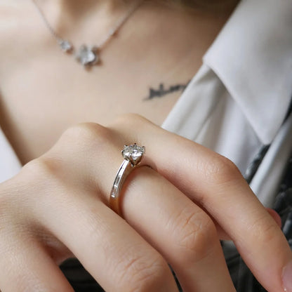 18K Dariel Lab Diamond Engagement Ring