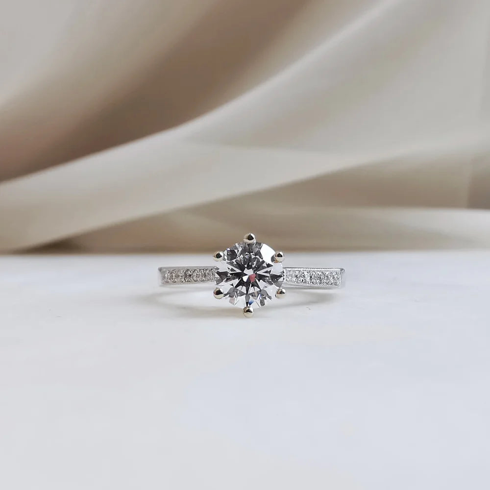 18K Blaire Lab Diamond Engagement Ring