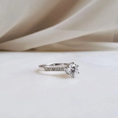 18K Blaire Lab Diamond Engagement Ring