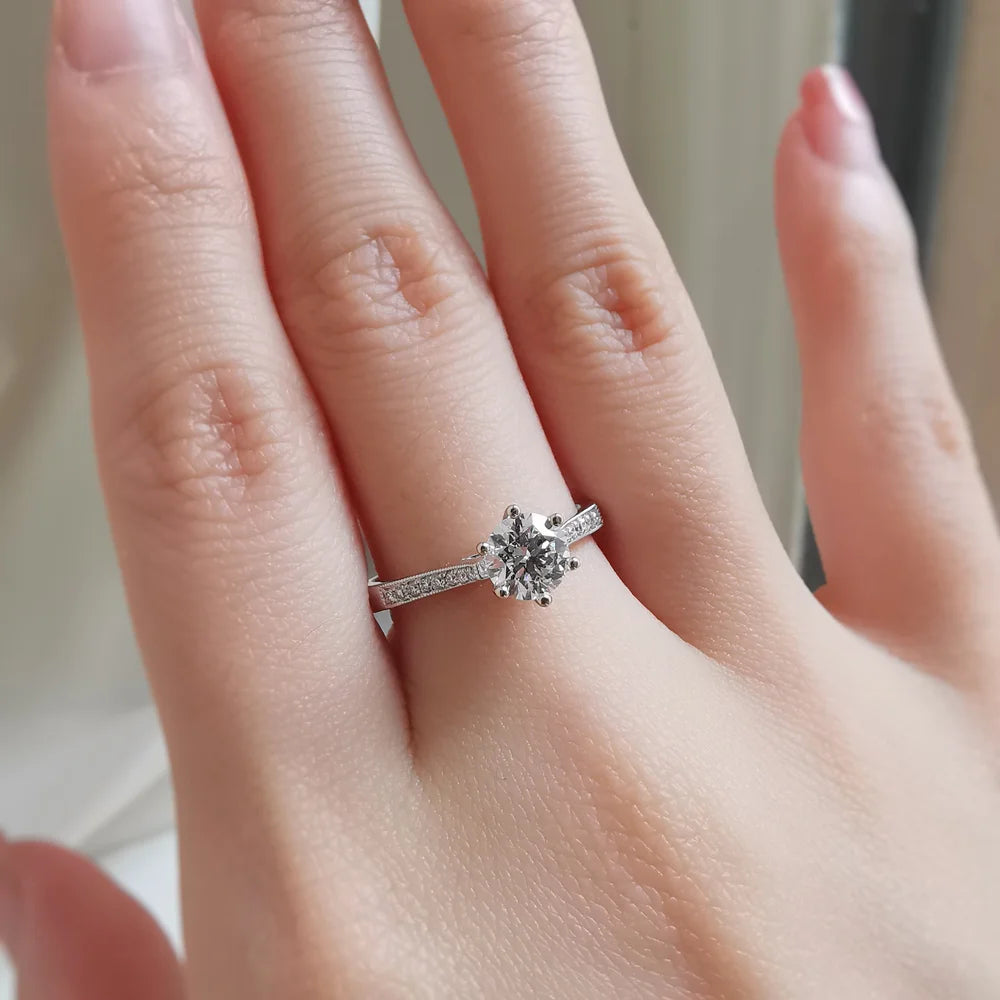 18K Blaire Lab Diamond Engagement Ring