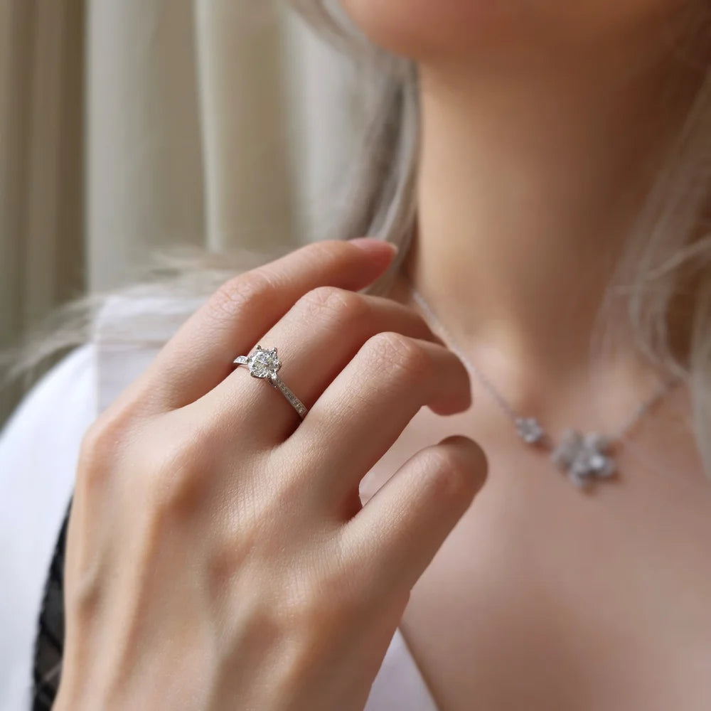 18K Blaire Lab Diamond Engagement Ring