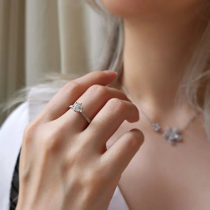 18K Blaire Lab Diamond Engagement Ring
