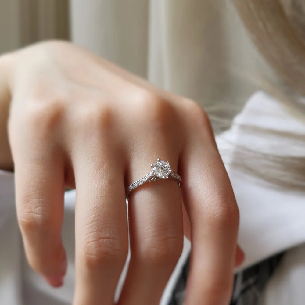 18K Blaire Lab Diamond Engagement Ring