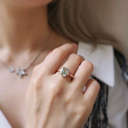 18K Cielo Aquamarine Ring