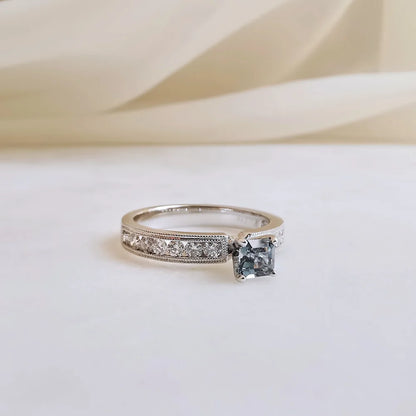 18K Emersyn Cushion Sapphire Ring