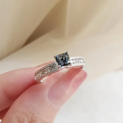 18K Emersyn Cushion Sapphire Ring