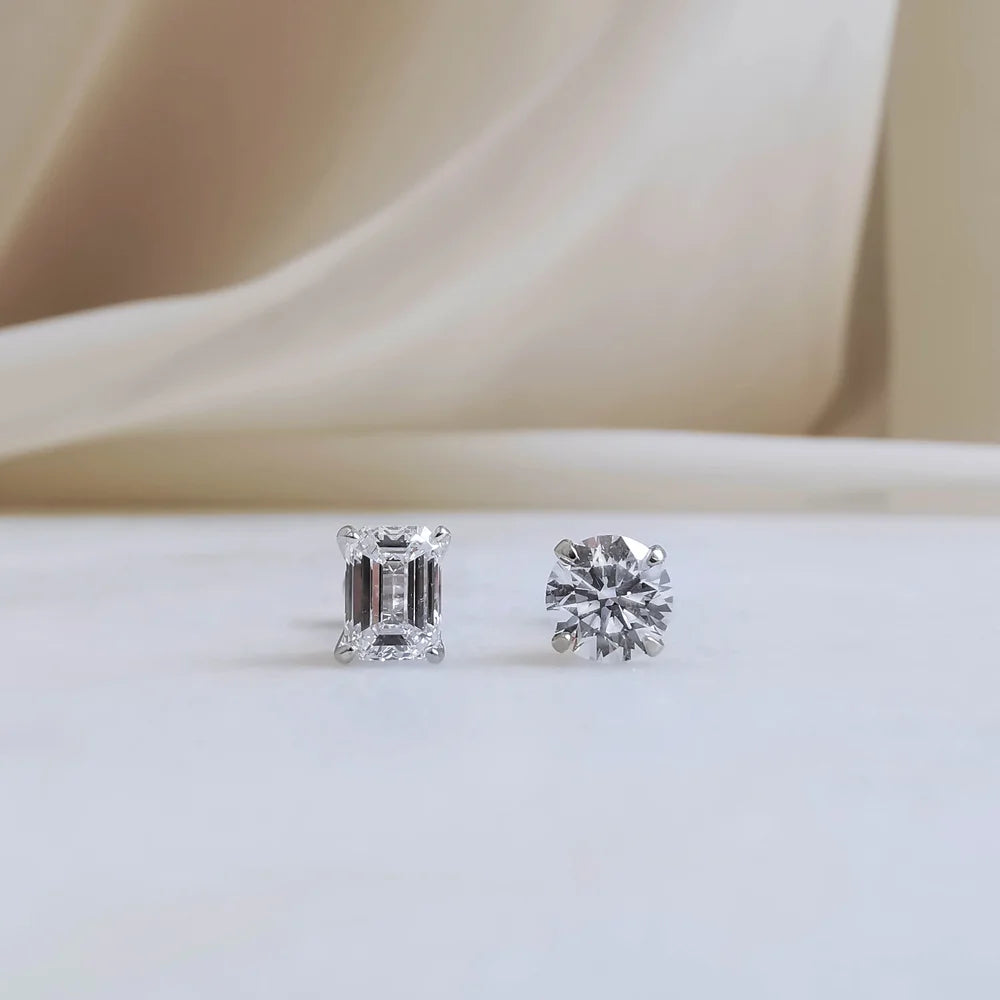 18K Henry Lab-grown Diamond Earring