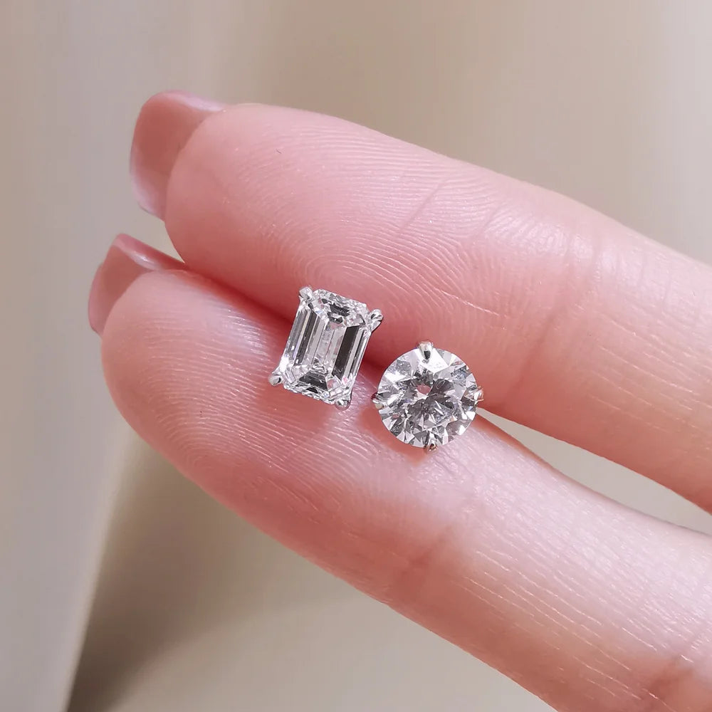 18K Henry Lab-grown Diamond Earring