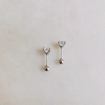 18K Henry Lab-grown Diamond Earring