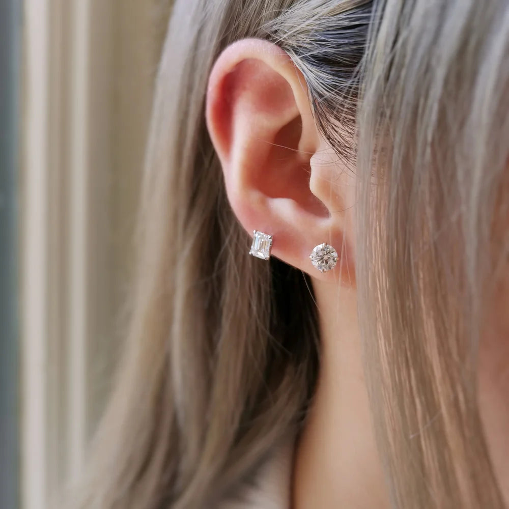 18K Henry Lab-grown Diamond Earring