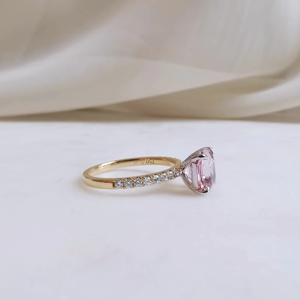 18K Sana Morganite Ring