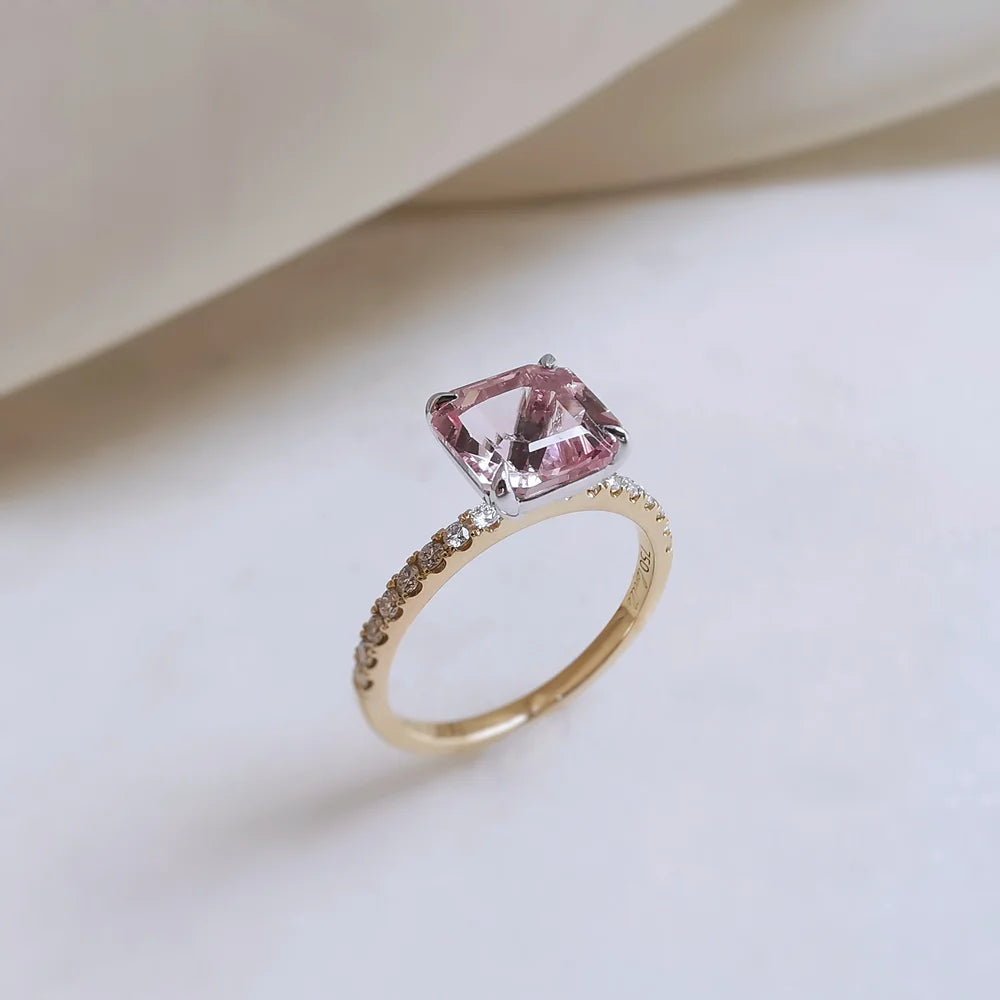 18K Sana Morganite Ring