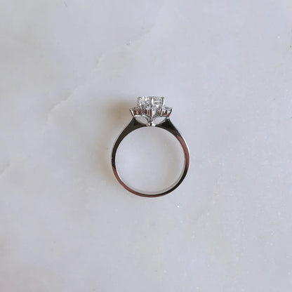 18K Snowflake Lab-grown Diamond Ring