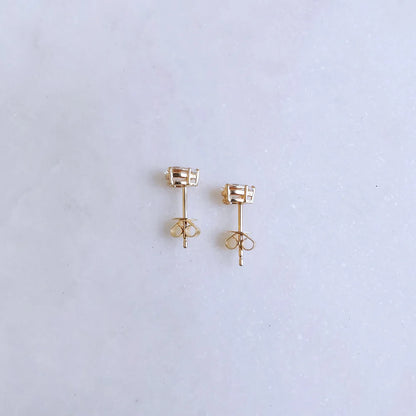 18K Pear Lab-grown Diamond Earrings