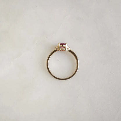 18K Cosmic Pink Sapphire Ring