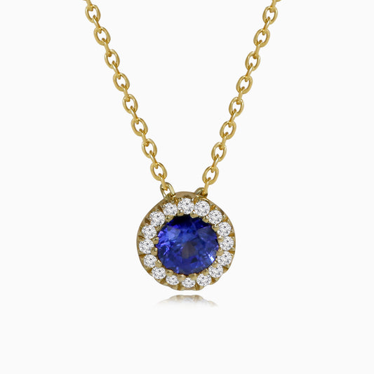 Mini Floating Sapphire Pendant