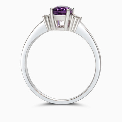 18K Petite Atmos Amethyst Ring