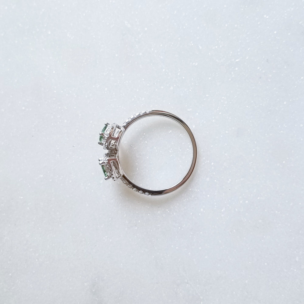 Green Bouquet Tourmaline Ring