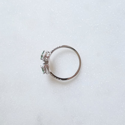 Green Bouquet Tourmaline Ring
