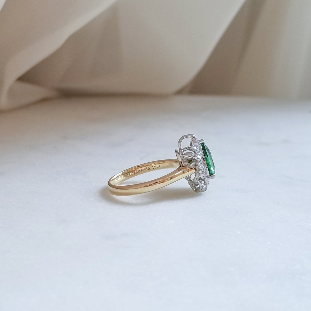 2-in-1 Tsavorite Pendant to Ring