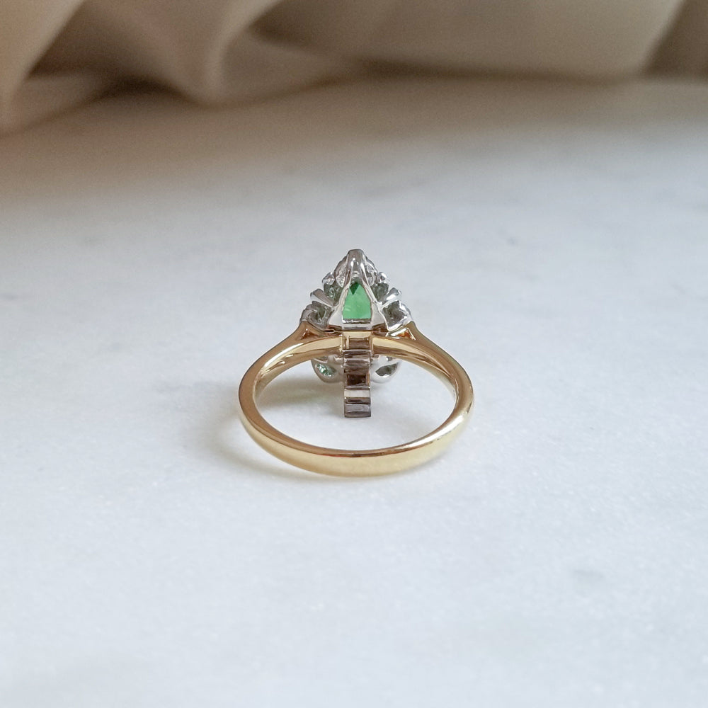 2-in-1 Tsavorite Pendant to Ring